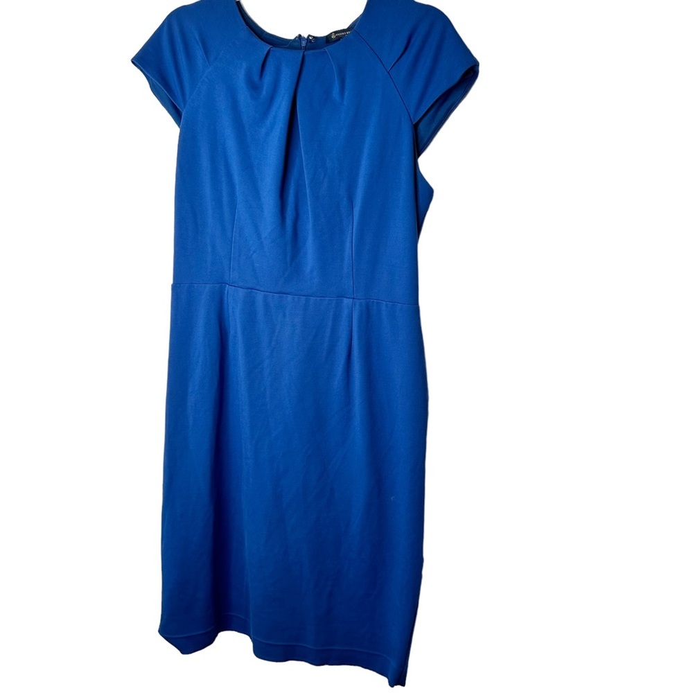 Brooks Brothers Blue Shift Dress Size 10 P Petite